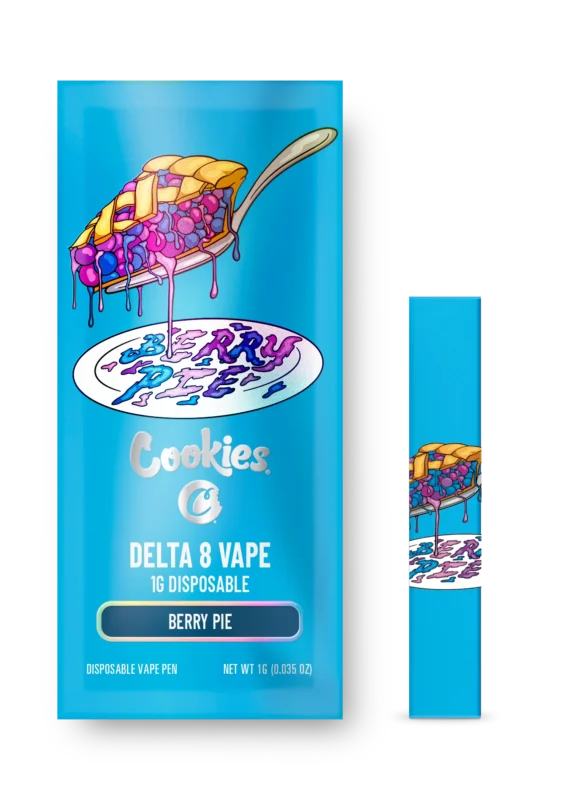 Berry Pie | Delta 8 1g Disposable Vape Pen w/ Live Terpenes
